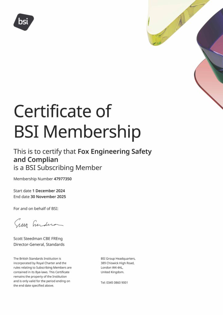 BSI registered firm